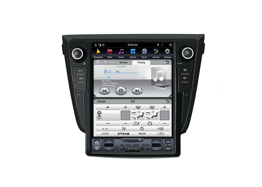 12.1 นิ้ว 128G Nissan X Trail Android Radio PX6 รถ Android Media Player