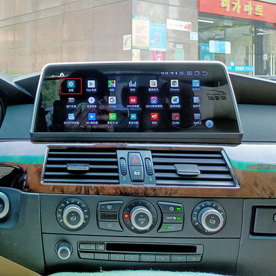 Android 10 64GB ระบบนำทางรถยนต์ Gps 8.8 นิ้วสำหรับ BMW E60 CCC