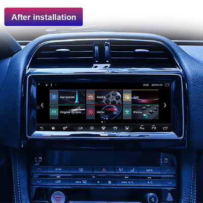 BT หน้าจอ Jaguar Xf Carplay Stereo Fascia Android 10 128G 10.2 นิ้ว