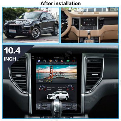ระบบนำทางรถยนต์วิทยุหัวหน้าหน่วย Android 10 carplay สำหรับ Porsche Macan 2014-2017