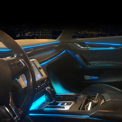 DC12V แผงหน้าปัดรถยนต์จอแสดงผลมัลติมีเดียสำหรับรถยนต์ Maserati Neon LED