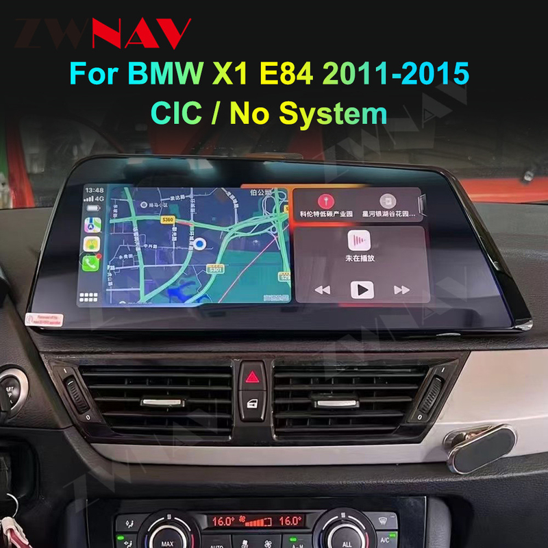 BMW X1 E84 2011-2015 เครื่องเสียงรถยนต์เครื่องบันทึกวิทยุอัตโนมัติ Carplay ระบบนำทาง GPS