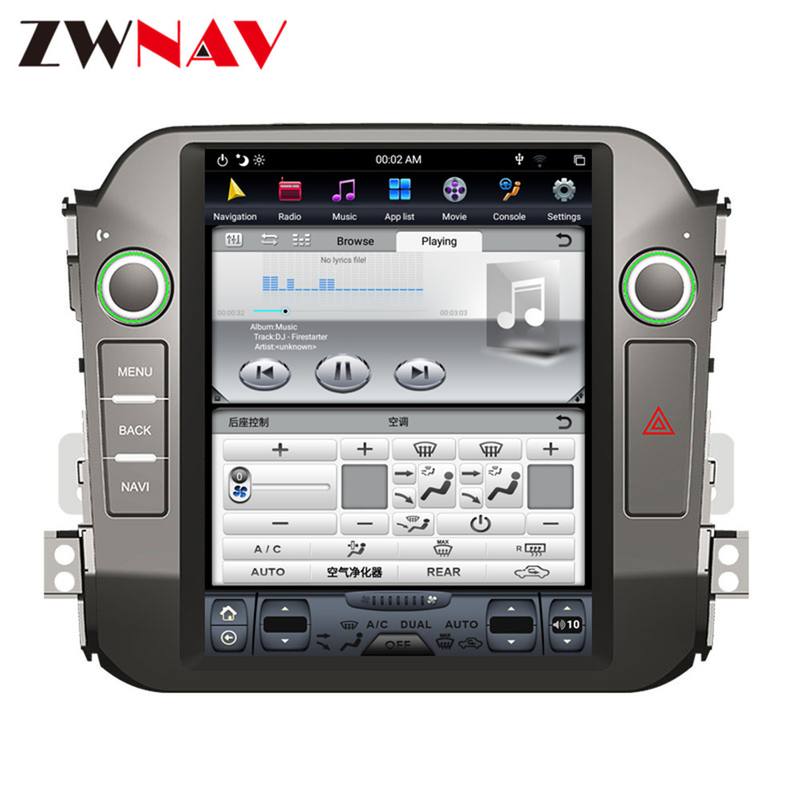 ระบบนำทาง GPS วิทยุติดรถยนต์ KIA Sportage 2016 2017 2018 Android เครื่องเล่นมัลติมีเดีย