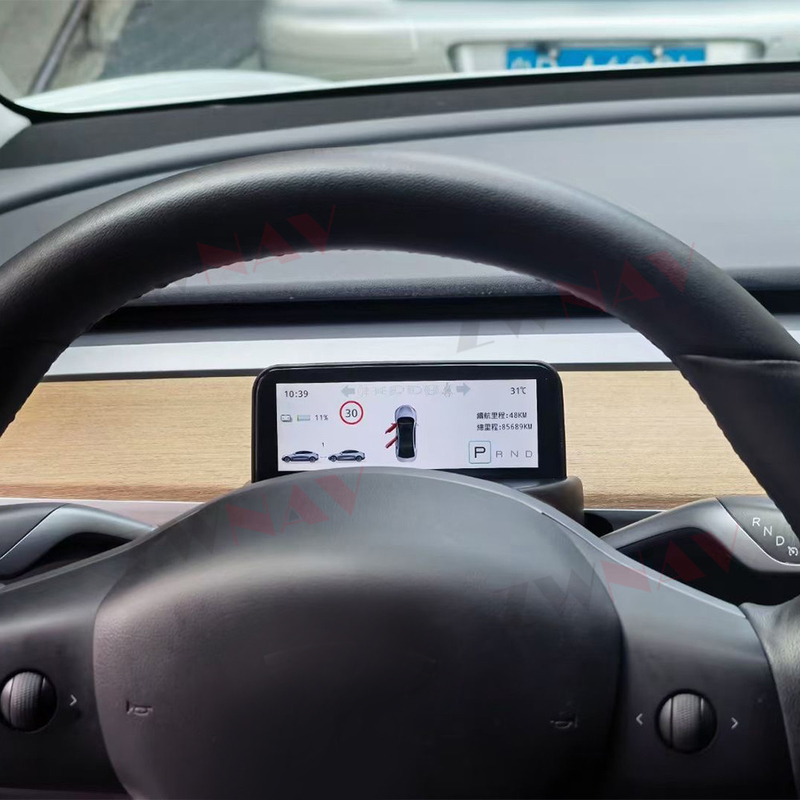 หน้าจอคลัสเตอร์ดิจิตอล Tesla Model 3 Model Y AMD/ Intel Car LCD Dashboard