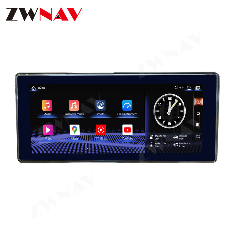 12.3 นิ้ว GPS นำทางรถยนต์ TOYOTA Land Cruiser LC300 เครื่องเล่นมัลติมีเดีย Head Unit