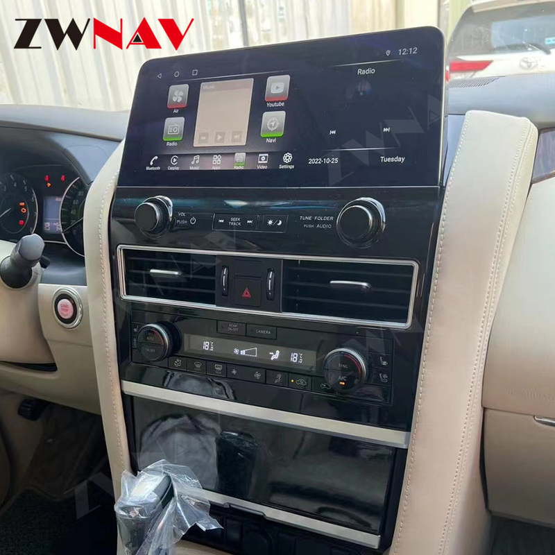Android 10 12.3 6G 128G วิทยุติดรถยนต์สำหรับ Nissan Armada Patrol Royale SL Y62 QX80 QX56