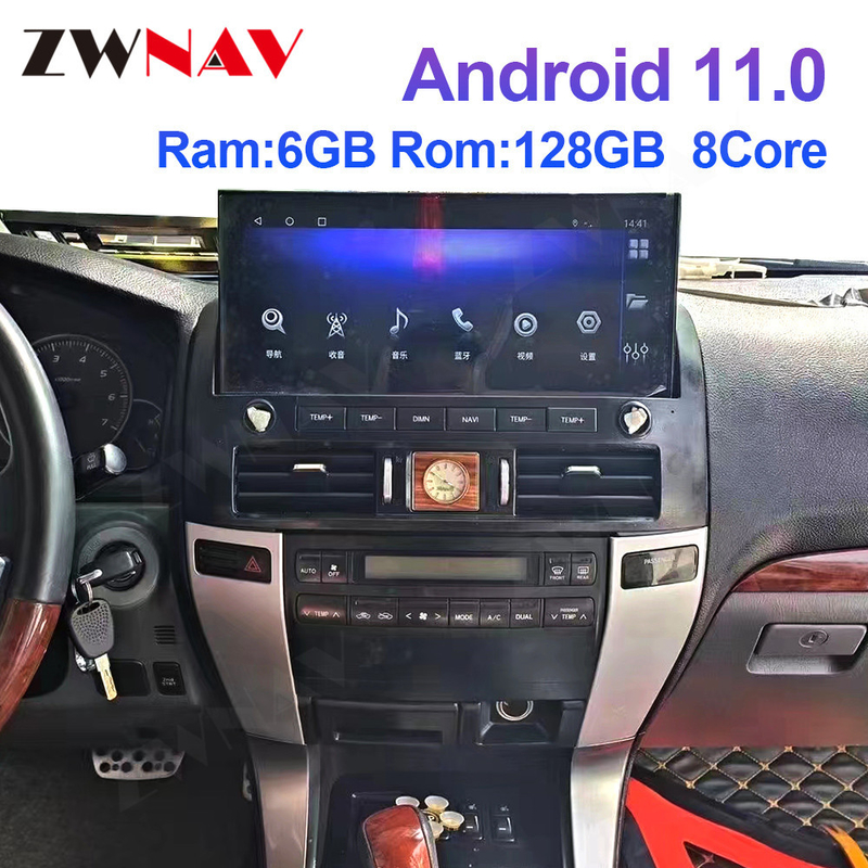 วิทยุติดรถยนต์ Android 6G Toyota Prado 2003-2010 รถนำทาง GPS เครื่องเล่นมัลติมีเดียวิทยุ