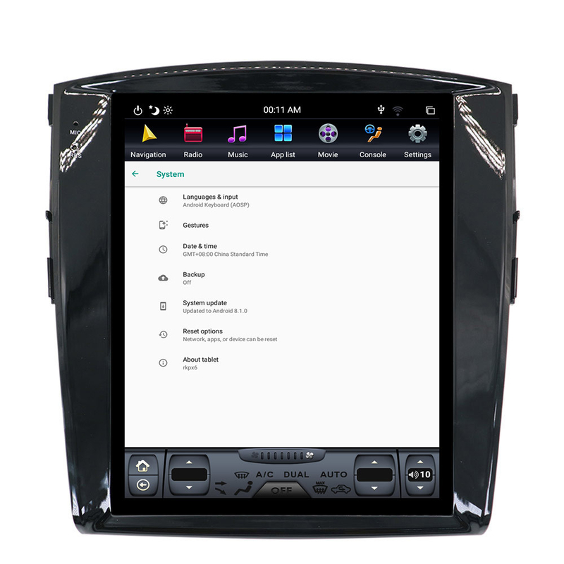 64GB หน้าจอสัมผัสเครื่องเสียงรถยนต์หัวหน้าหน่วย Android 9 สำหรับ Mitsubishi Pajero V97 V93