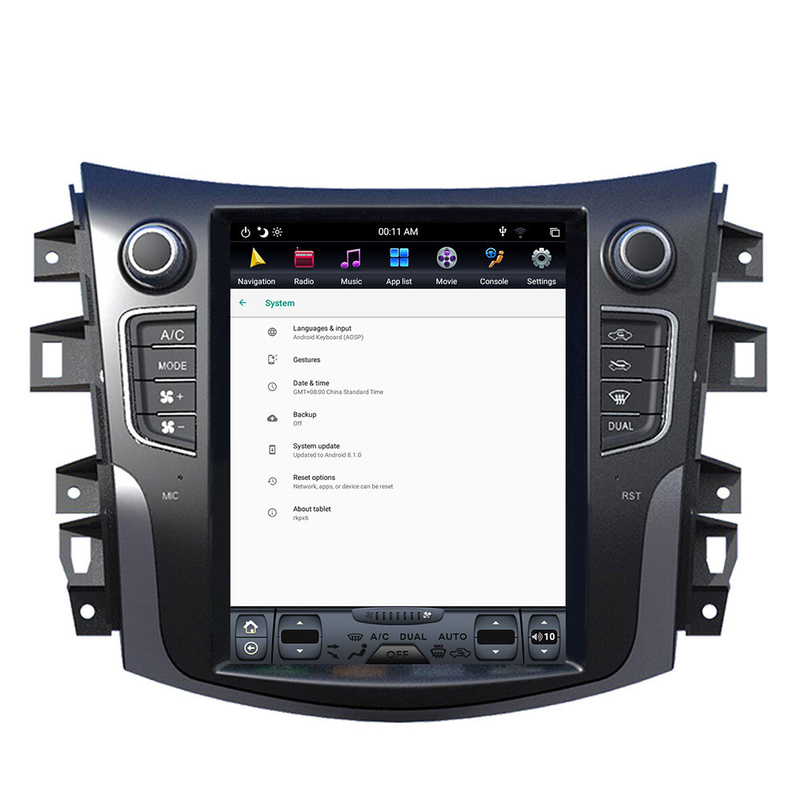 PX6 Tesla Style Terra Nissan Sat Nav Android 9.0 ระบบนำทางรถยนต์ Carplay