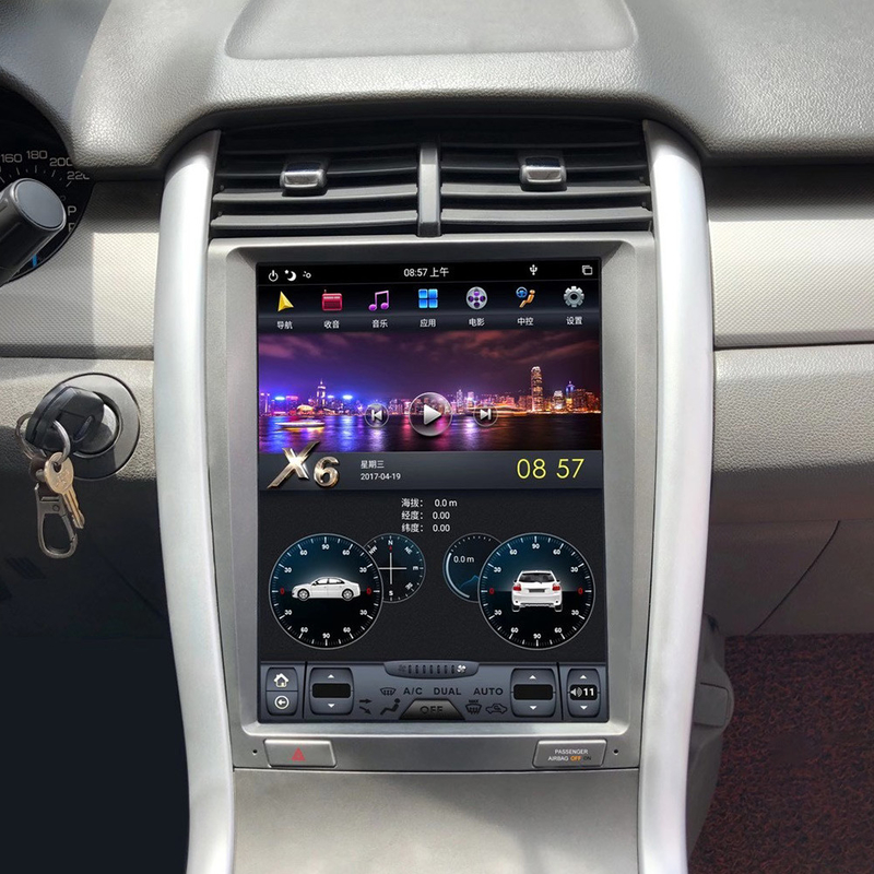 Ford EDGE 2007 2014 ชุดหูฟัง Android สำหรับรถยนต์ Bluetooth 1920*1280
