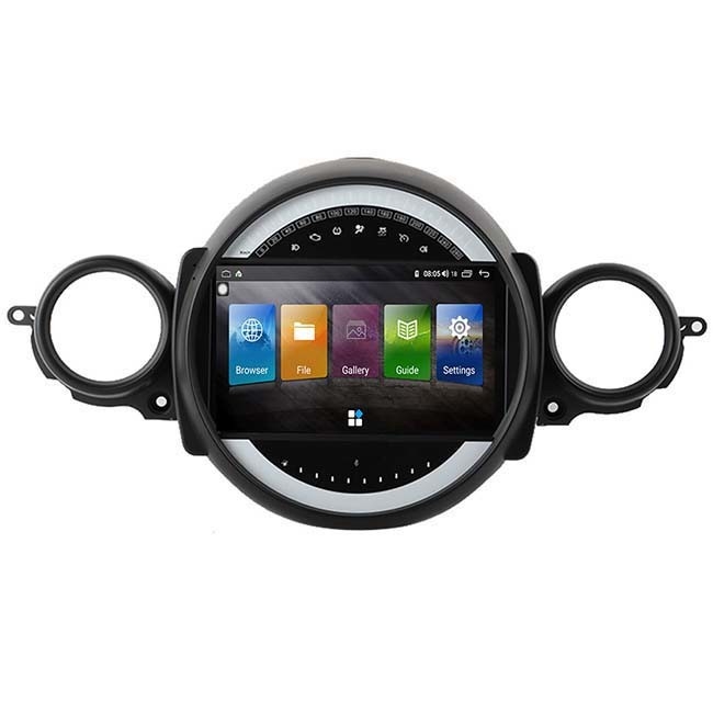PX5 Touch Screen Car GPS Navigation Unit Android 11 สำหรับ BMW Mini 2007 2014