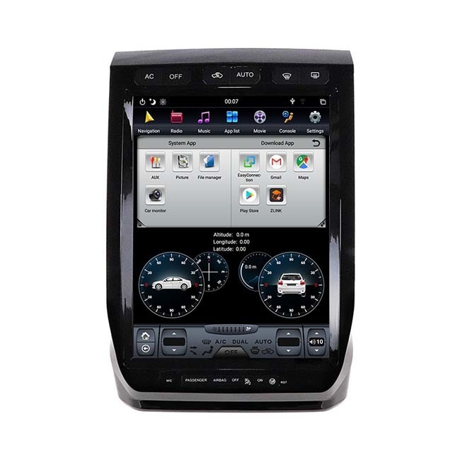 4G SIM WIFI Ford Sat Nav DVD 128GB Android เครื่องเสียงรถยนต์ 1920 * 1080 13.3 นิ้ว