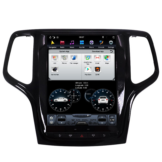 เครื่องเสียงรถยนต์ Jeep Grand Cherokee ขนาด 10.4 นิ้ว 128GB Android 10