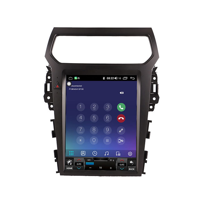 32G Double Din Navigation Head Unit เครื่องเสียงรถยนต์ Android 9.0 สำหรับ Ford Explorer