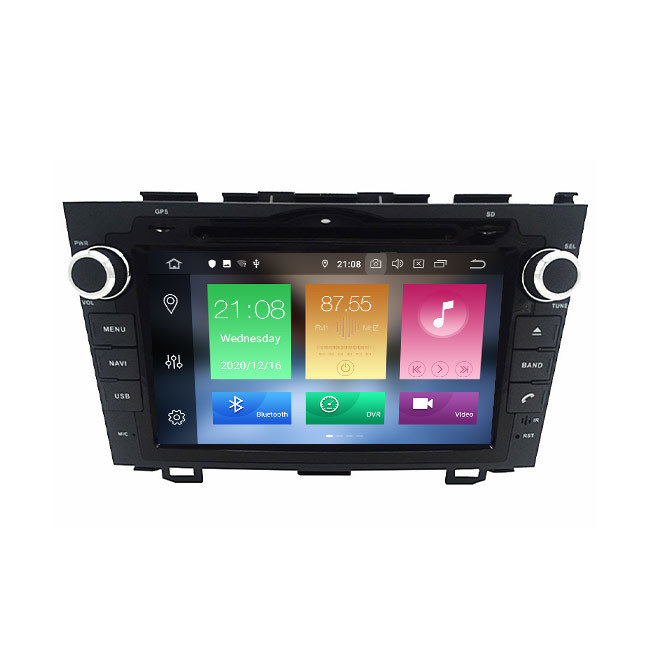 Android 10 Honda Android หัวหน้าหน่วย Bluetooth Car Multimedia 8 นิ้ว OEM ODM