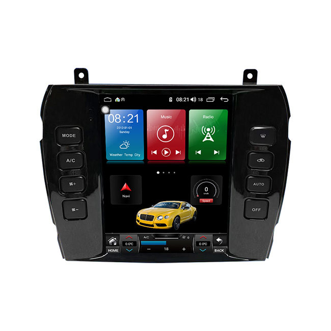 6G 128GB Android 11.0 วิทยุติดรถยนต์ Fascia Head Unit สำหรับ Jaguar XJ350
