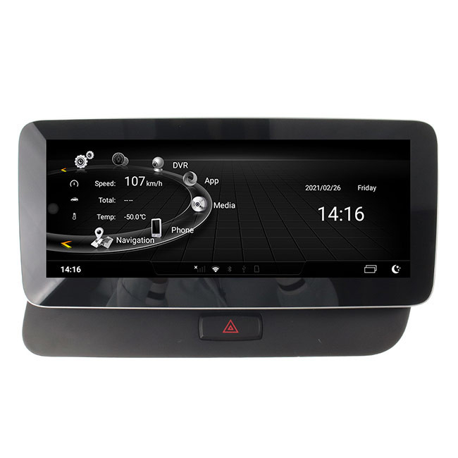 128GB Q5 AUDI Carplay Android Auto GPS Map 10.25 นิ้วระบบนำทางรถยนต์