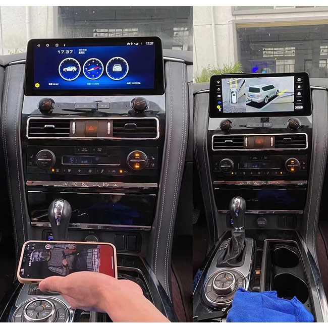 QLED 4G สำหรับ NISSAN PATROL Armada 2010-2020 Android 10 รถ Navi Auto เครื่องเล่นวิทยุสเตอริโอ Head Unit