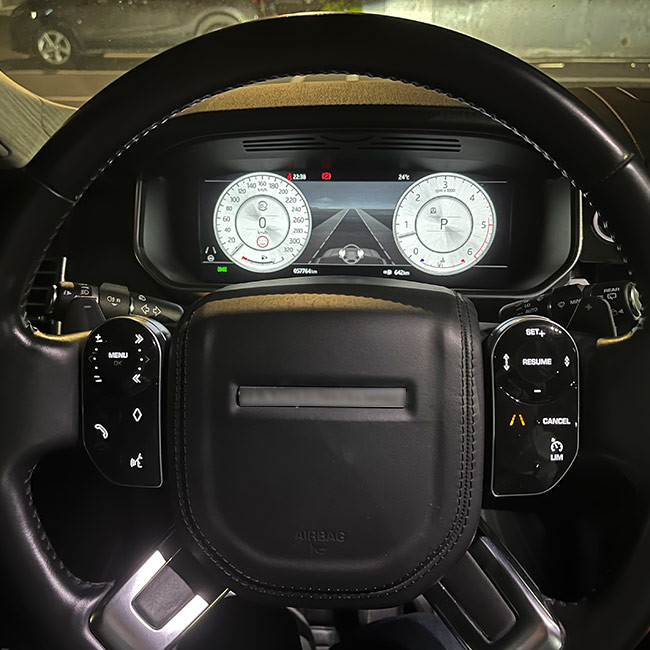แผงหน้าปัดรถยนต์คลัสเตอร์ดิจิตอลสำหรับ Land Rover Range Rover Vogue L405 Sport L494
