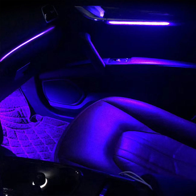 DC12V แผงหน้าปัดรถยนต์จอแสดงผลมัลติมีเดียสำหรับรถยนต์ Maserati Neon LED